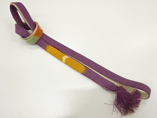 未使用品　正絹　手組帯締め